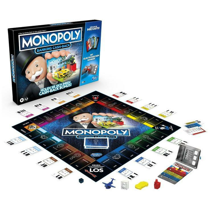 Hasbro Gaming jeu familial Monopoly Banking Cash-Back