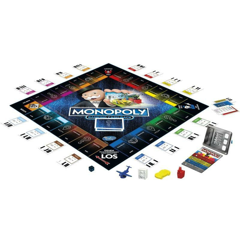 Hasbro Gaming jeu familial Monopoly Banking Cash-Back