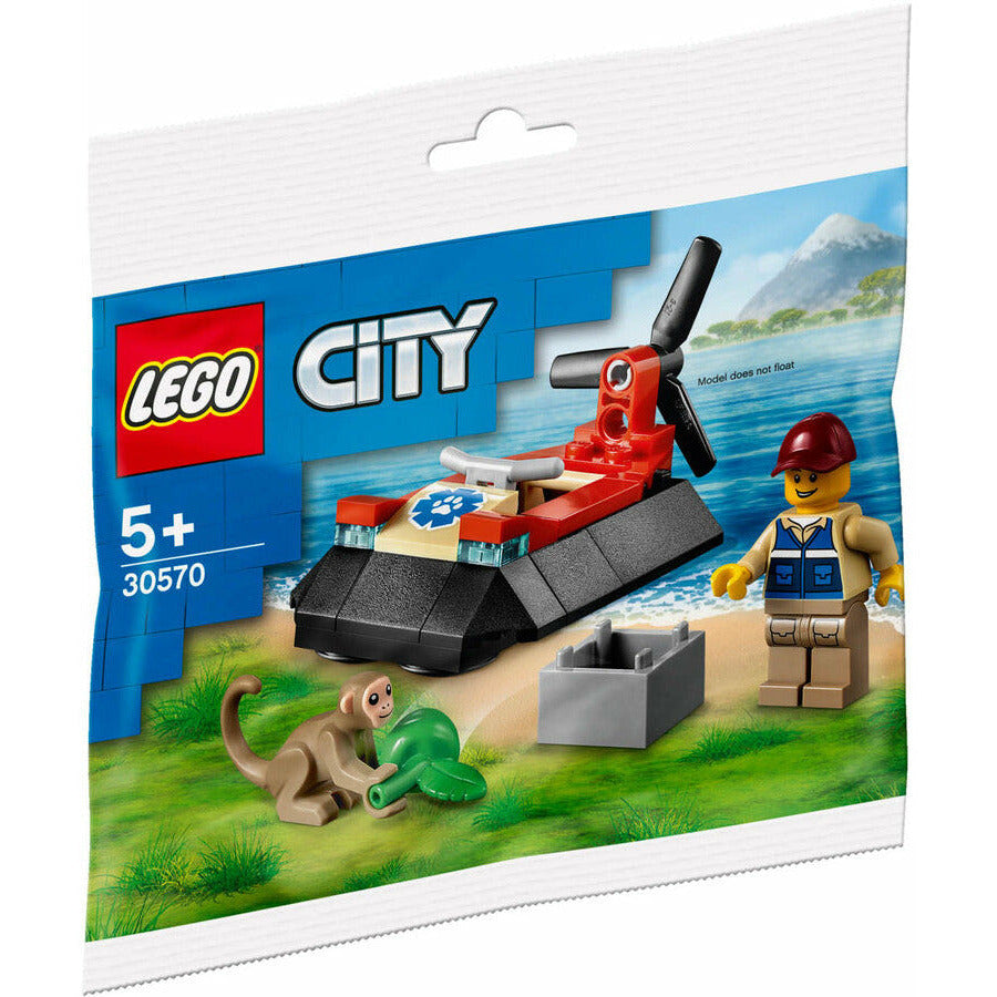 <transcy>LEGO City Aéroglisseur pour le sauvetage d'animaux 30570</transcy>