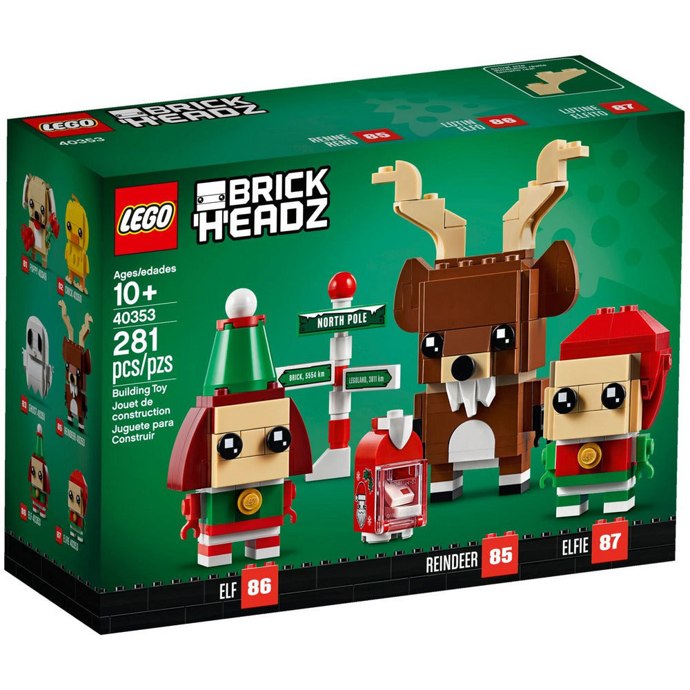 LEGO Brickheadz Rentier und Elfen 40353