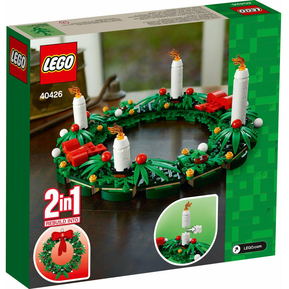 LEGO Seasonal Weihnachtskranz der Saison 2-in-1 40426