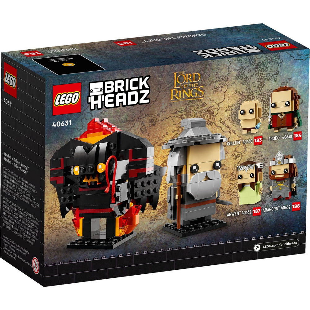 LEGO Brickheadz Gandalf der Graue und Balrog 40631