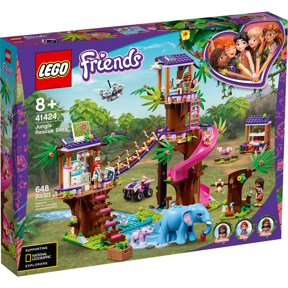 Station de sauvetage des animaux de la jungle LEGO Friends 41424