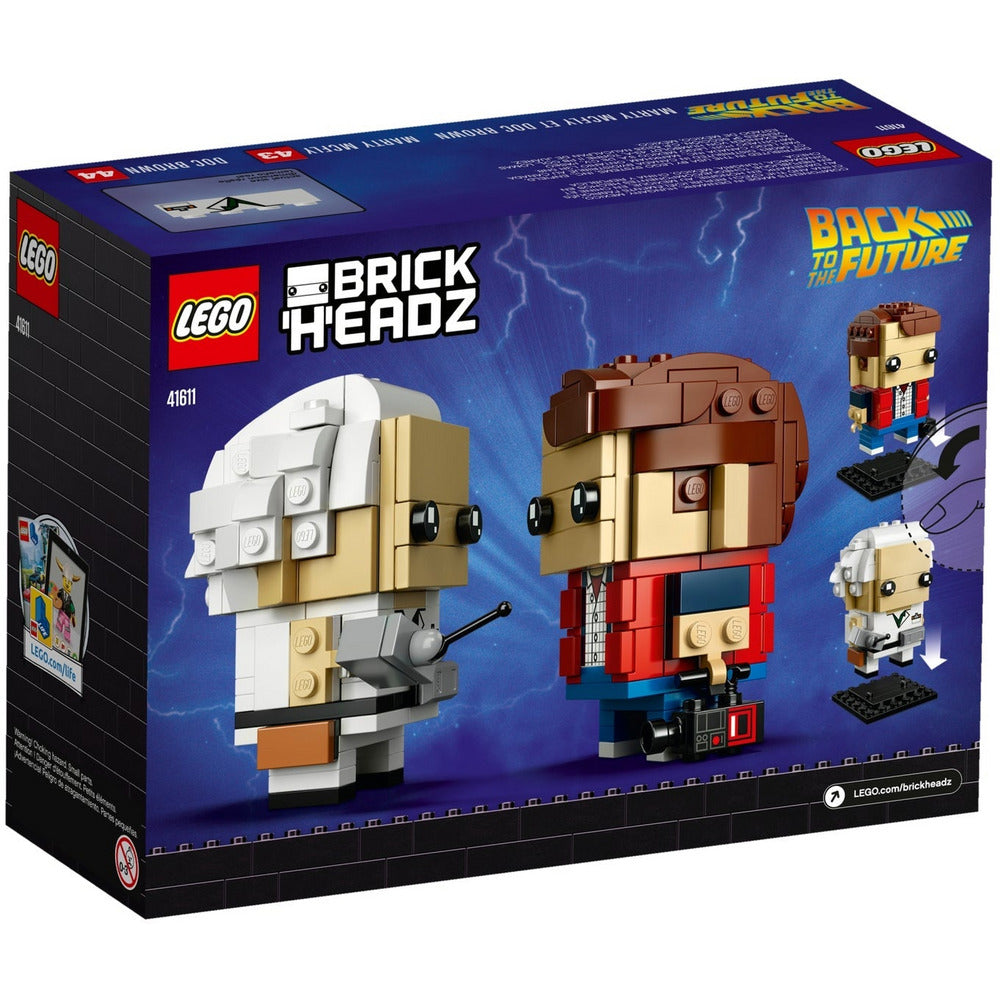 LEGO Brickheadz Marty Mcfly & Doc Brown 41611