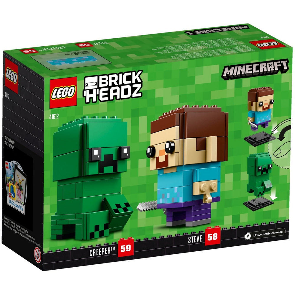 LEGO Brickheadz Steve & Creeper 41612