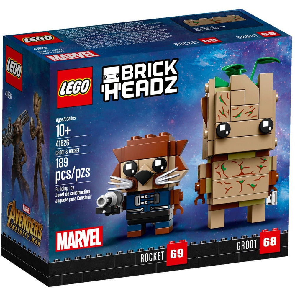 LEGO Brickheadz Groot & Rocket 41626