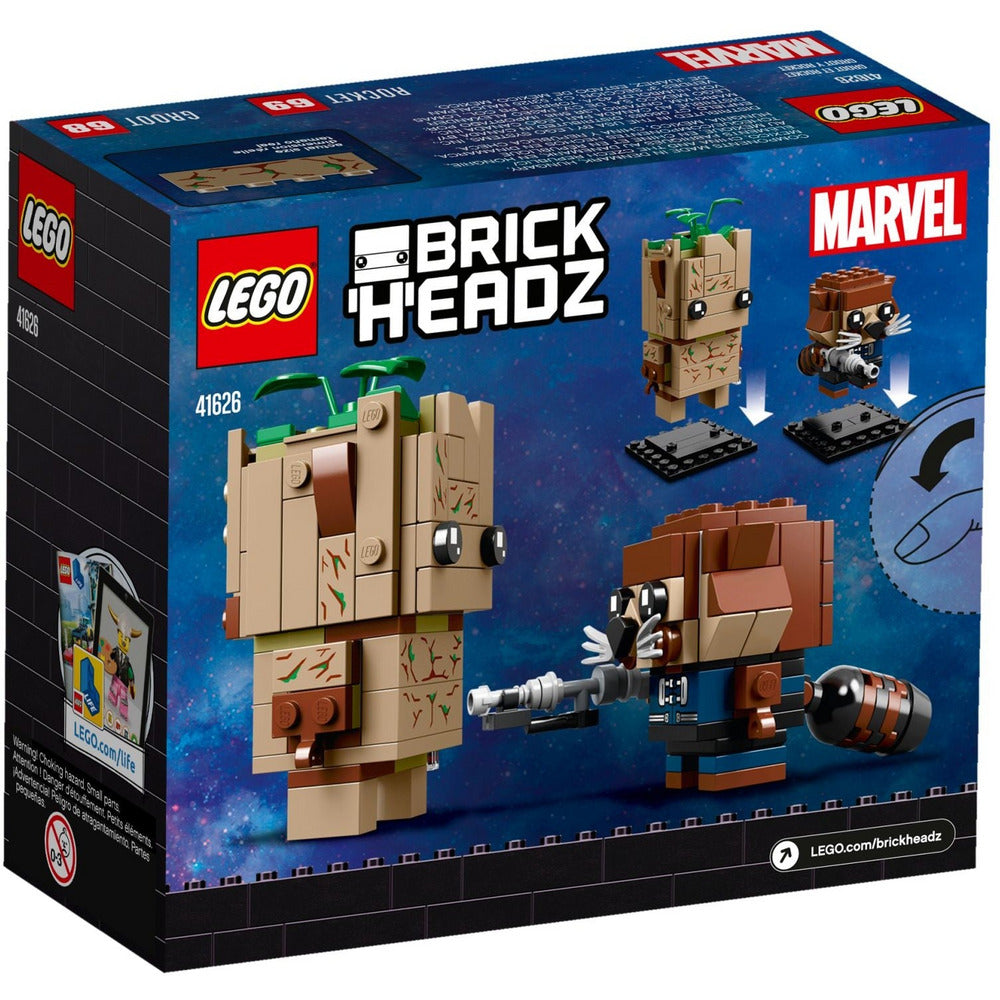 LEGO Brickheadz Groot & Rocket 41626