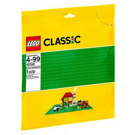 Plaque de base LEGO Classic vert 10700