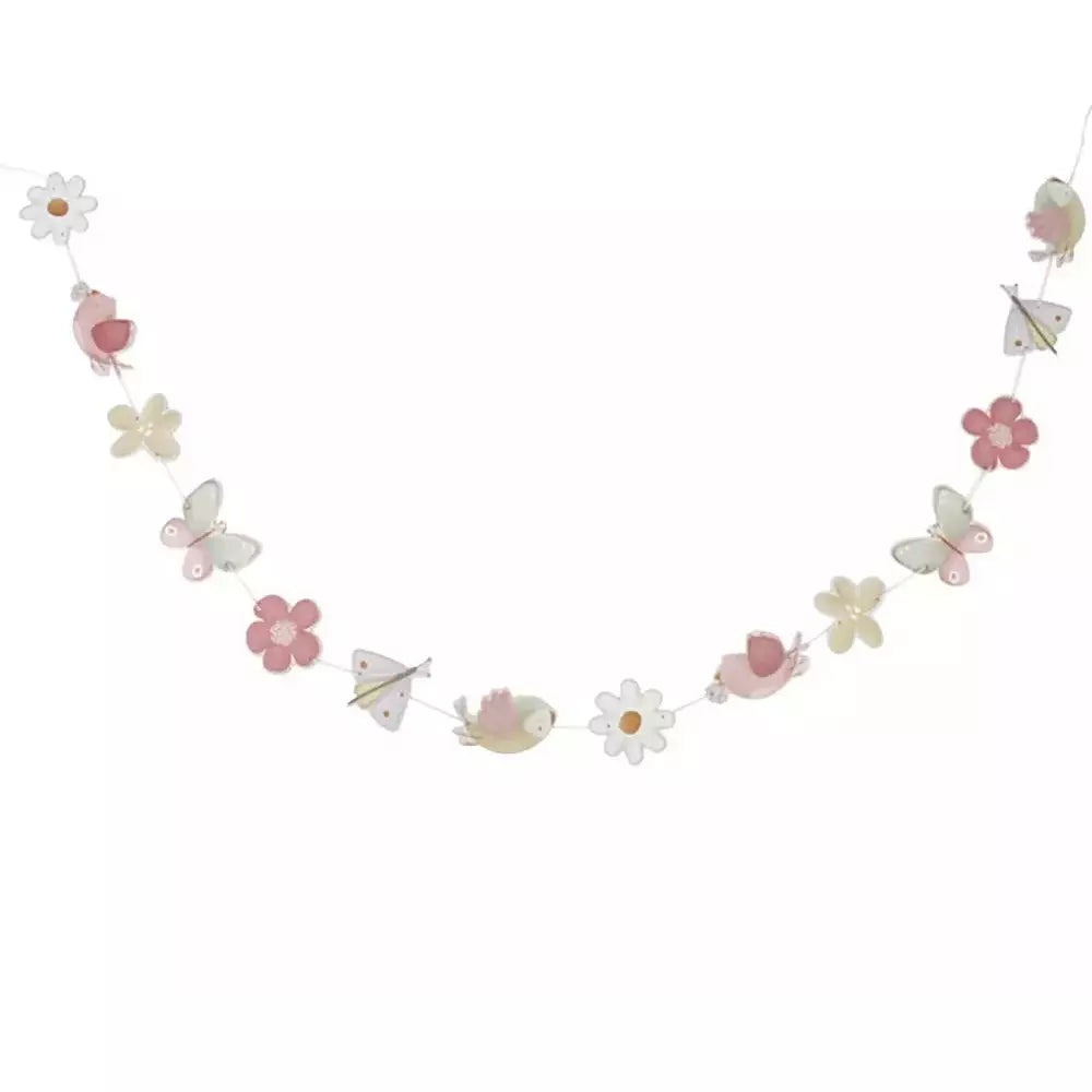 Little Dutch Hänger aus Karton Flowers & Butterflies FSC