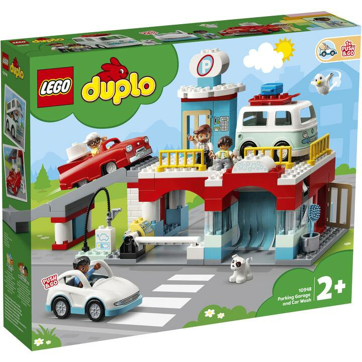Garage de stationnement LEGO DUPLO avec lave-auto 10948