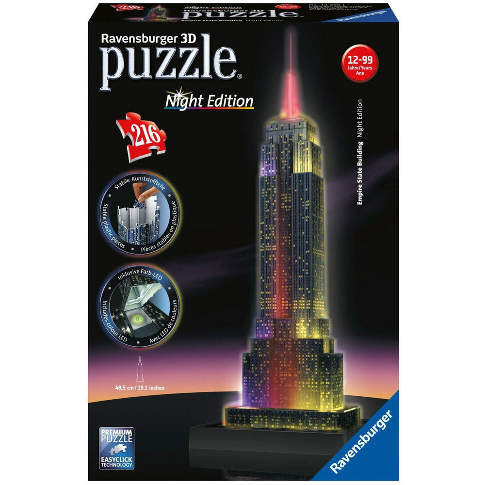 Ravensburger 3D Puzzle Empire State Building bei Nacht