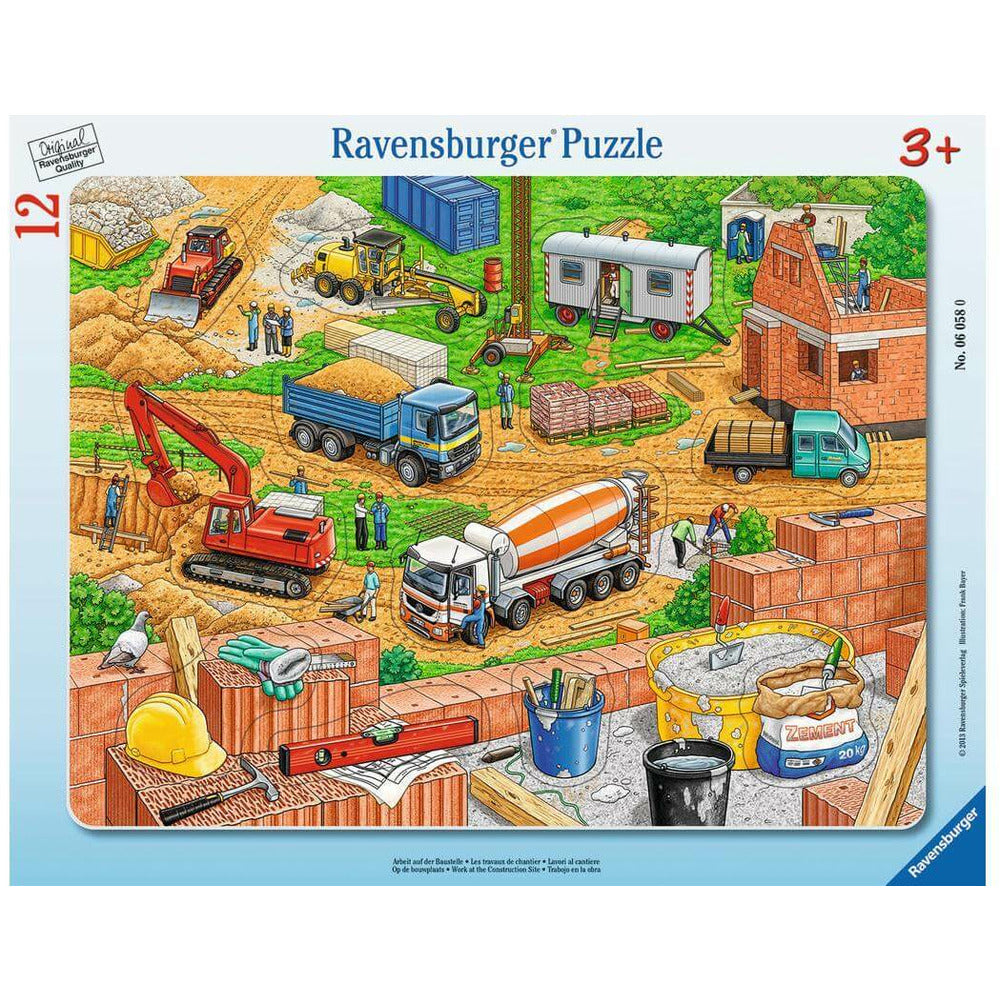 Ravensburger Puzzle Arbeit auf der Baustelle