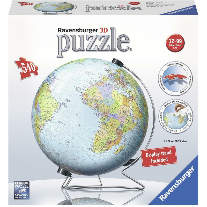 Puzzle Globus englisch