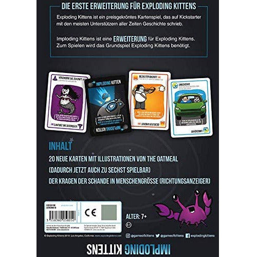 Asmodee Exploding Kittens Imploding Erweiterung