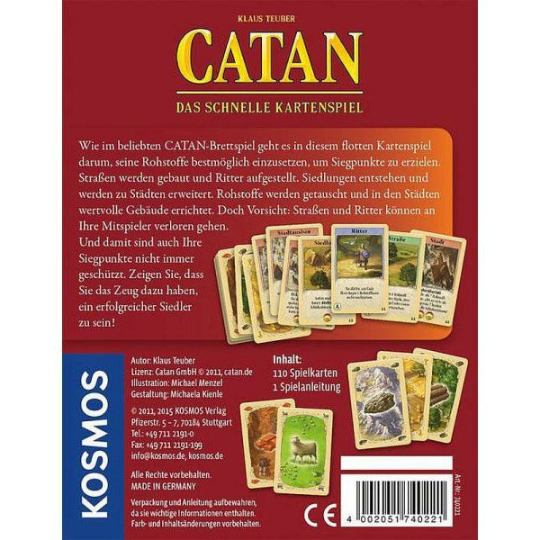Jeu de cartes Kosmos Catan - le jeu de cartes rapide