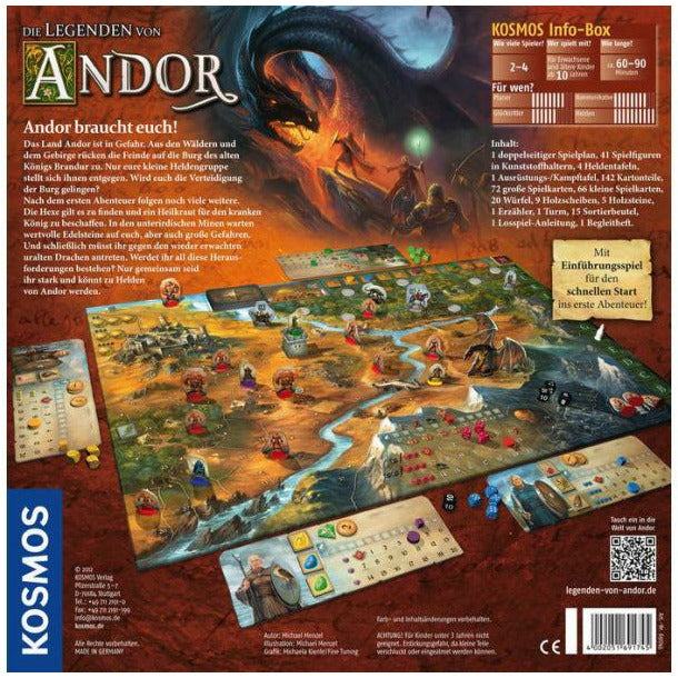 Jeu de connaisseur Cosmos Les légendes d'Andor