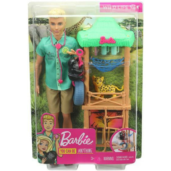 Barbie Spielset Ken Wildtierarzt