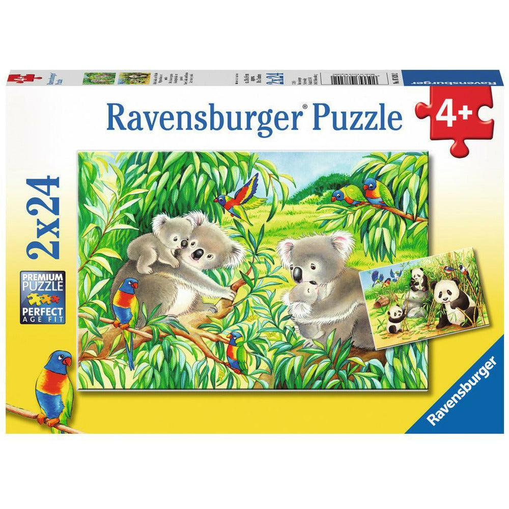 Puzzle koalas et pandas mignons