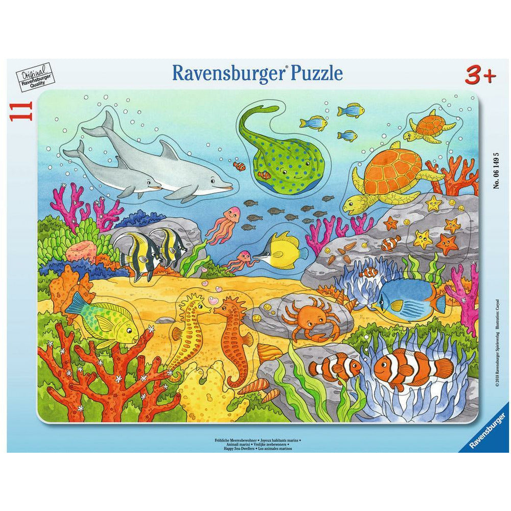 Puzzle de créatures marines heureuses