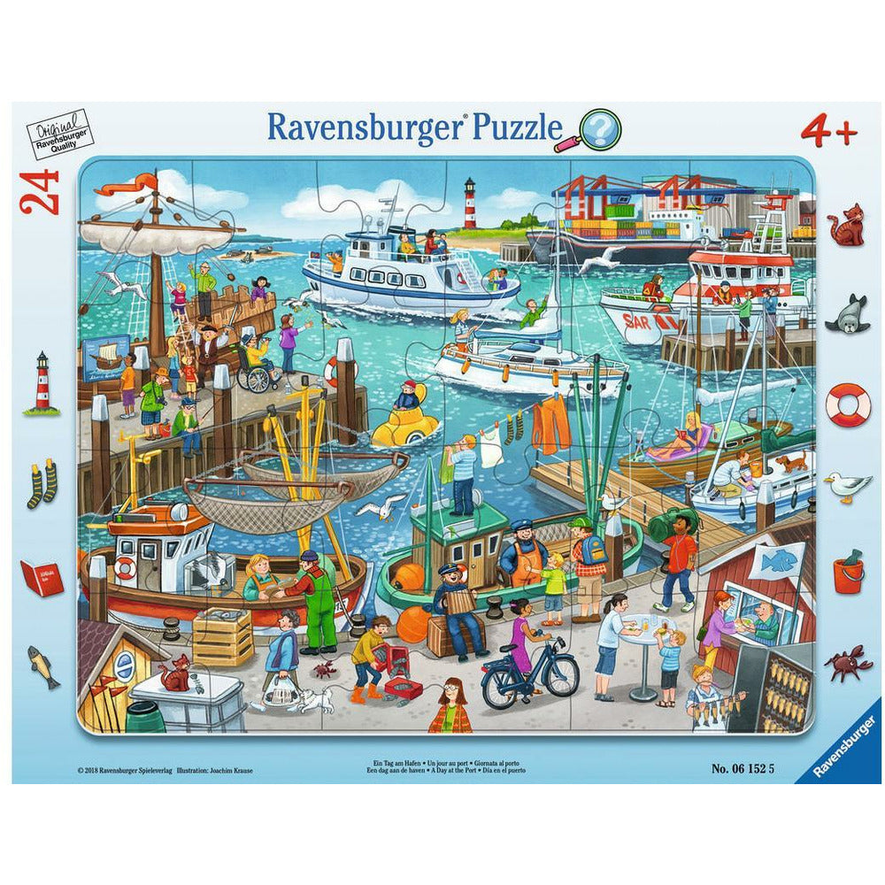 Puzzle Ein Tag am Hafen