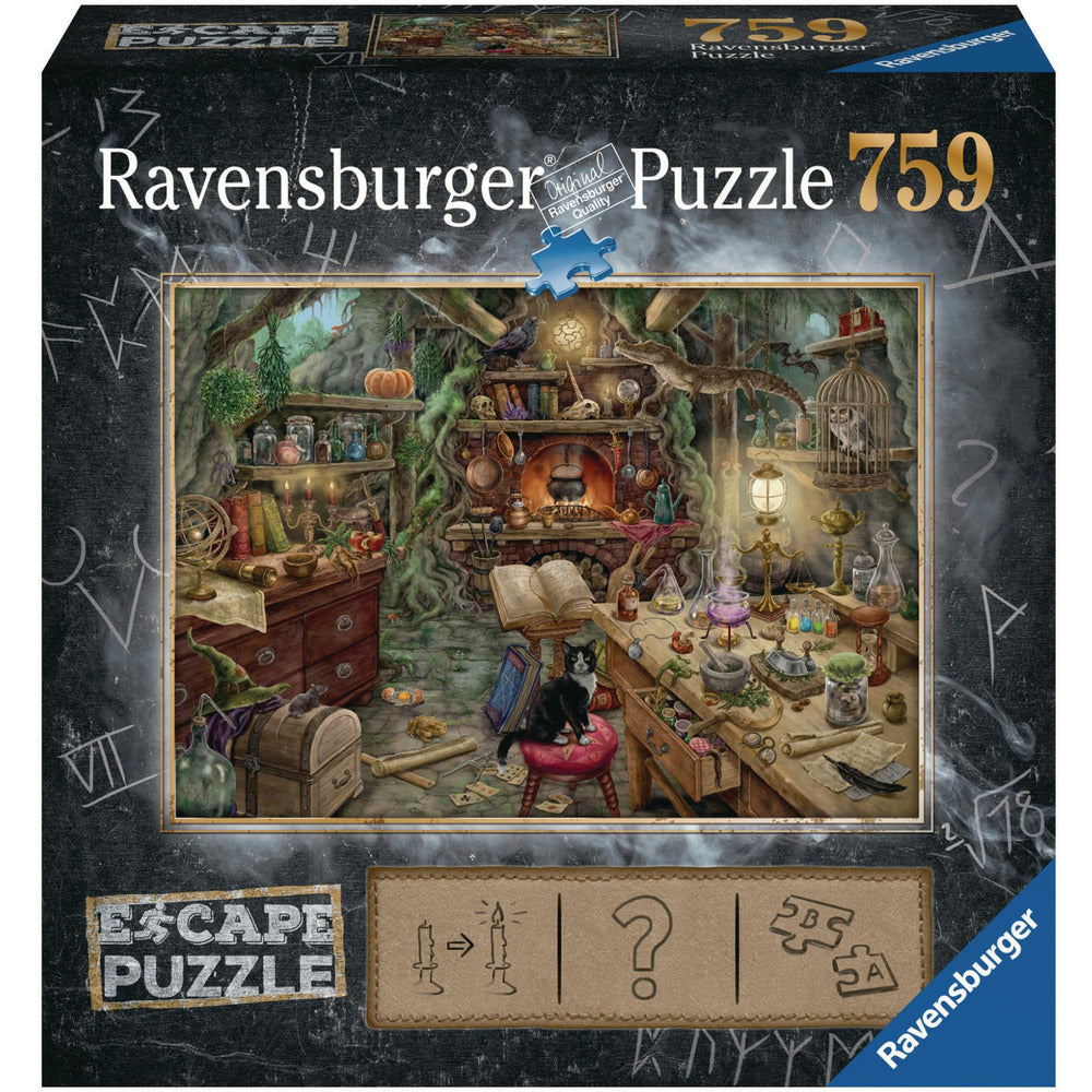 Puzzle ESCAPE3 Cuisine d'une sorcière