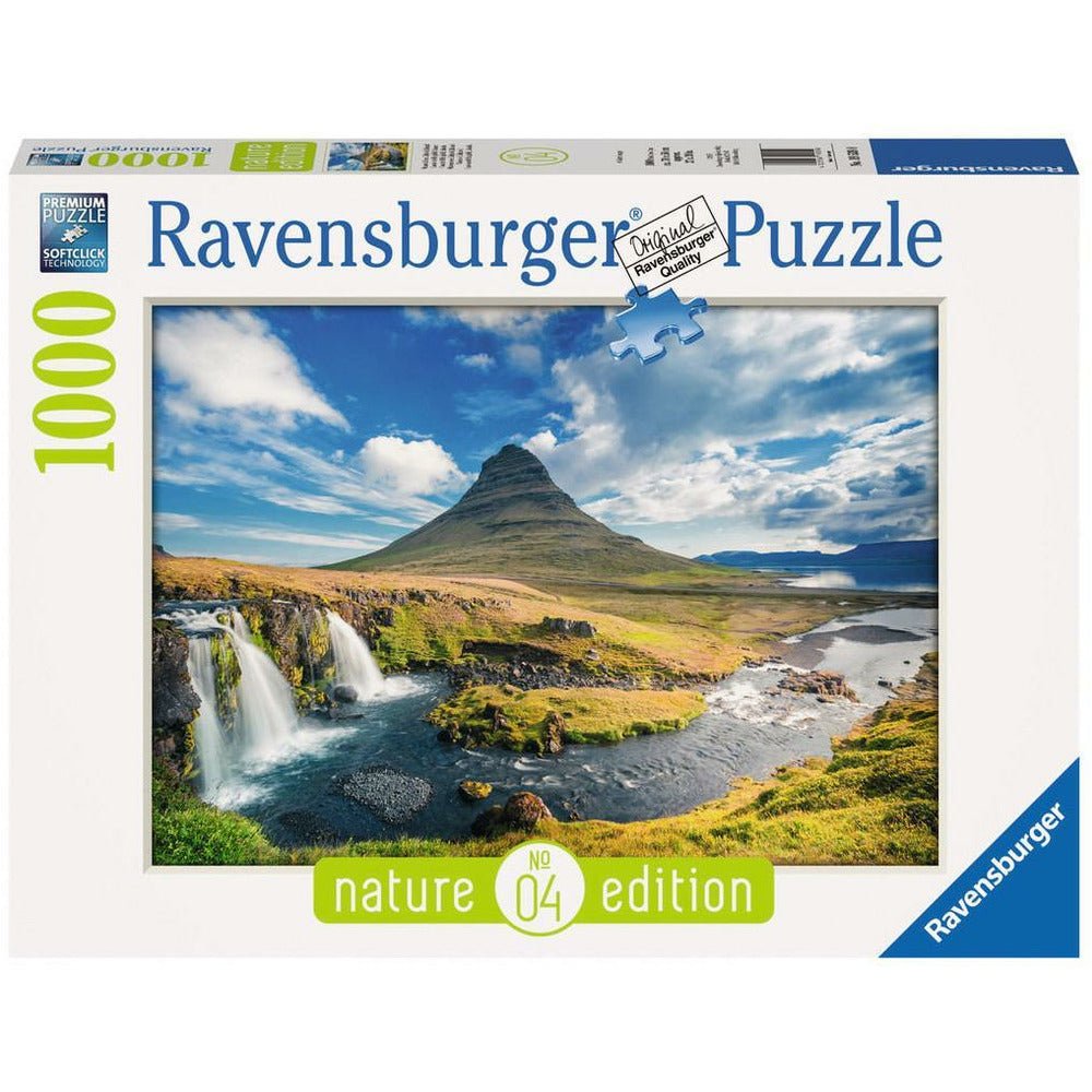 Ravensburger Puzzle Wasserfall vor Kirk