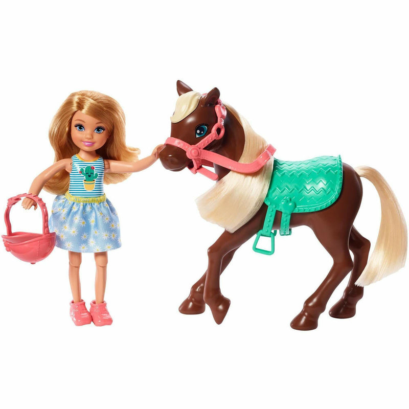 Barbie Spielset Chelsea Puppe & Pony