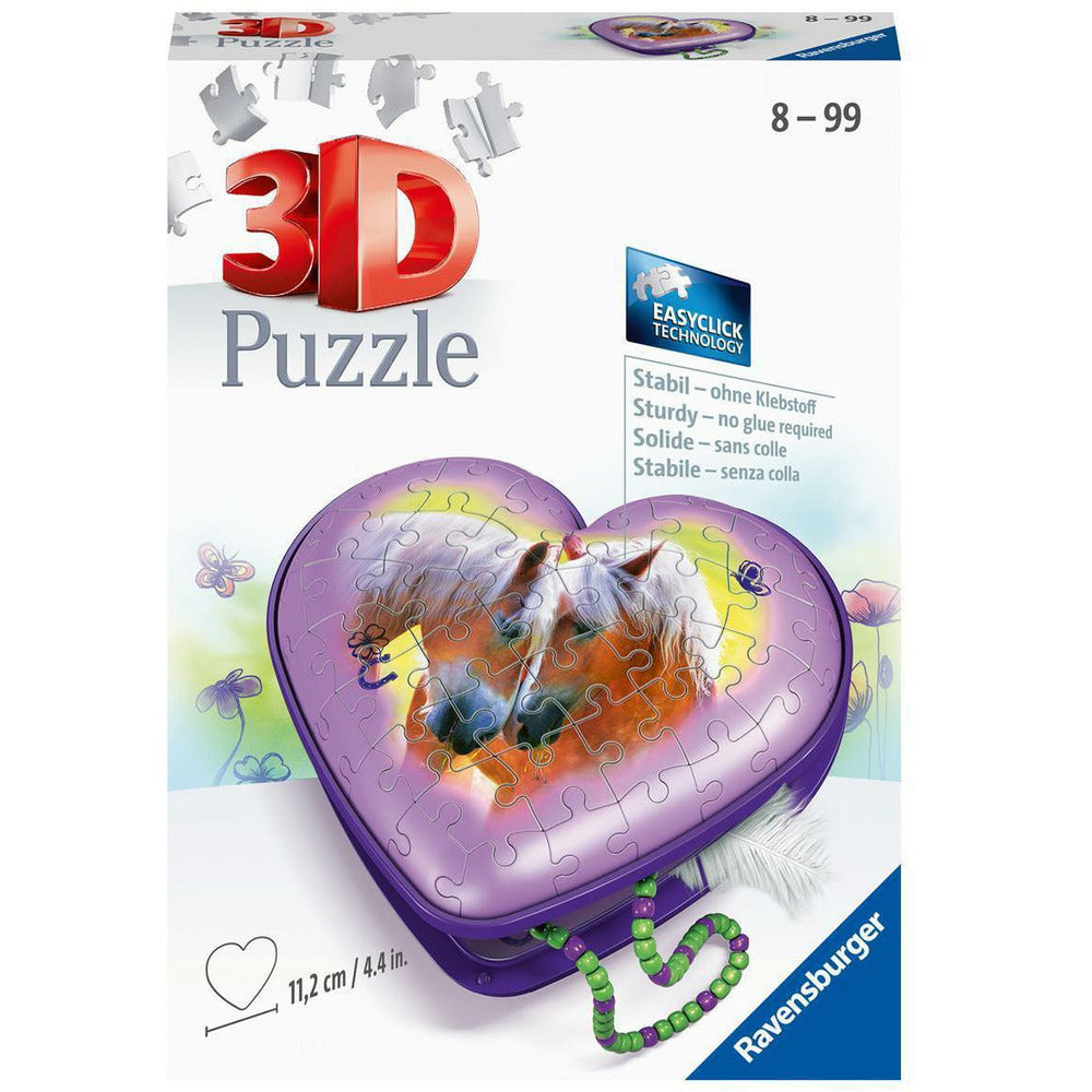 Puzzle Herz Pferde20