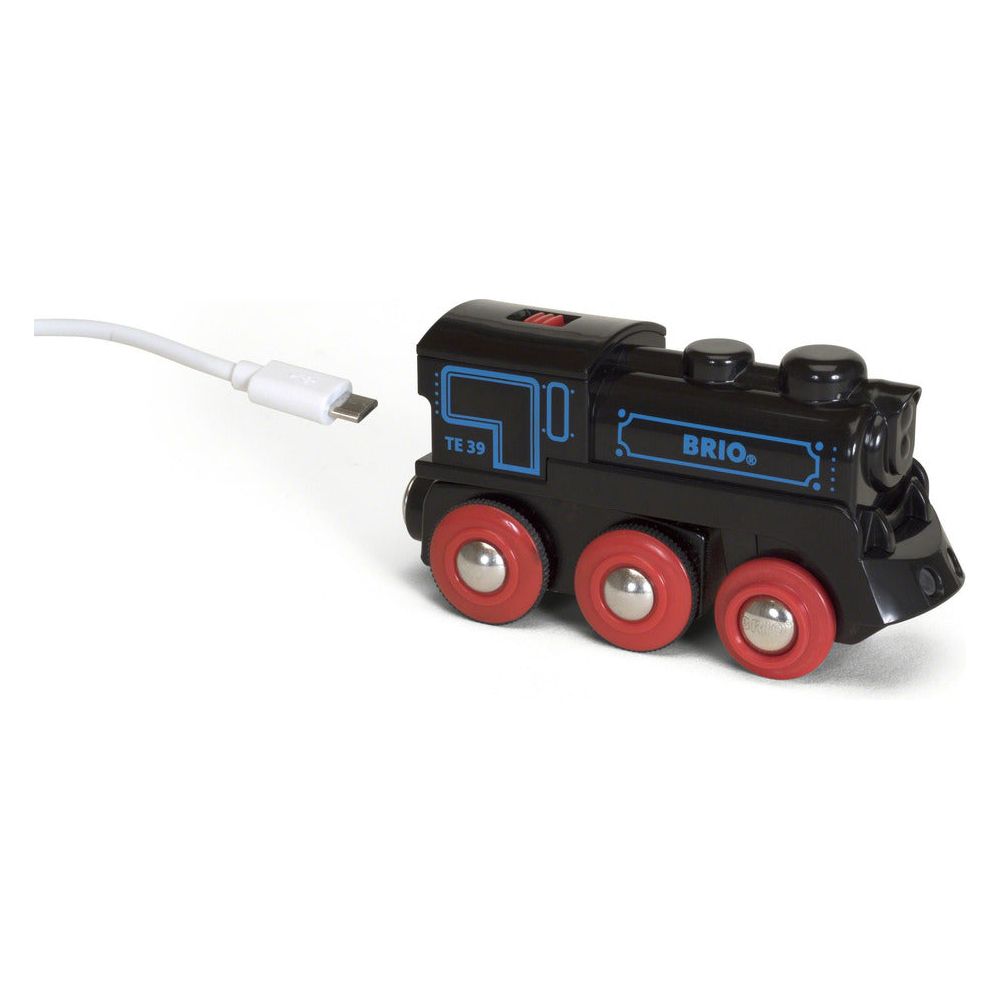 Locomotive à batterie noire avec mini USB