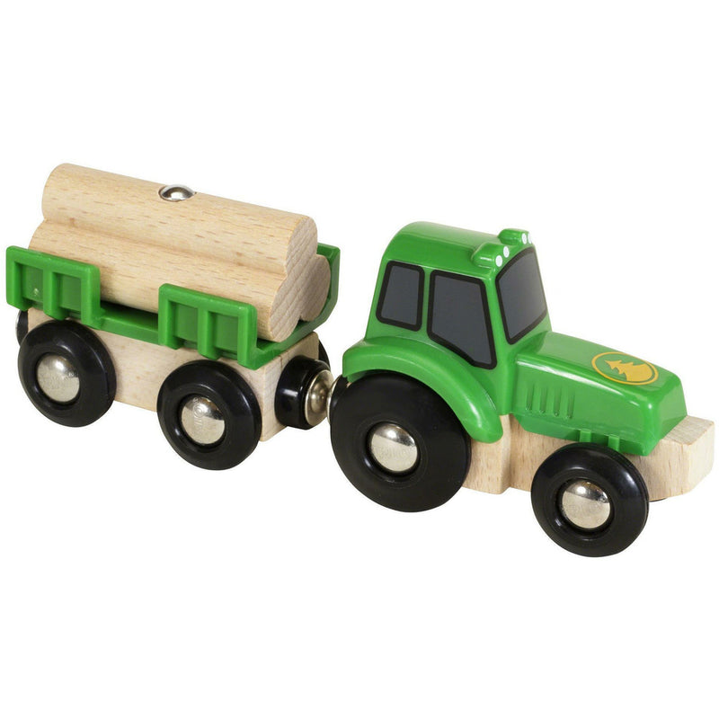 Holz Traktor mit Ladung