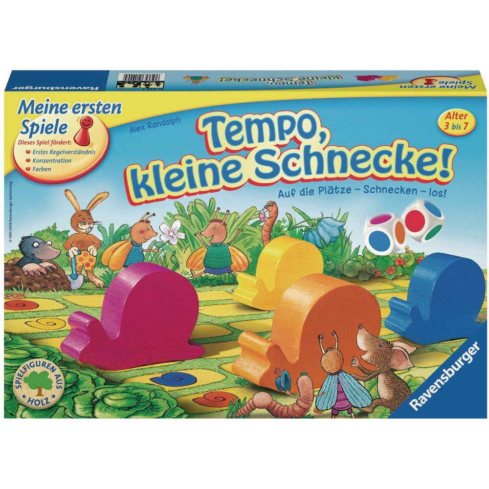 Jeu pour enfants Ravensburger Tempo, petit escargot