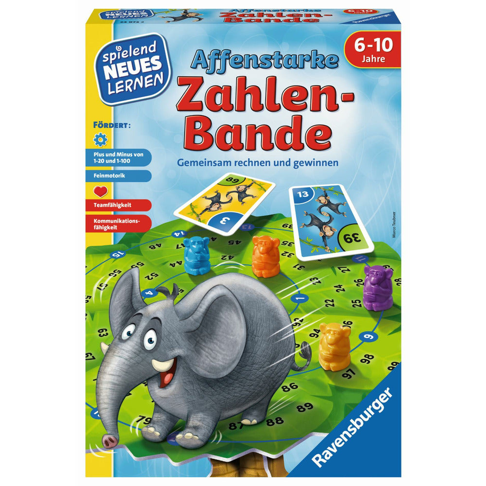 Ravensburger Kinderspiel Affenstarke Zahlenbande