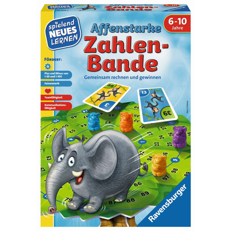 Ravensburger Kinderspiel Affenstarke Zahlenbande
