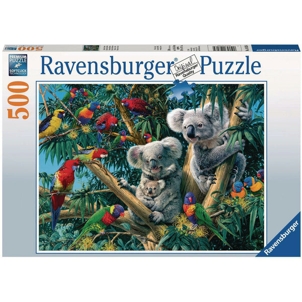 Puzzle Koalas im Baum