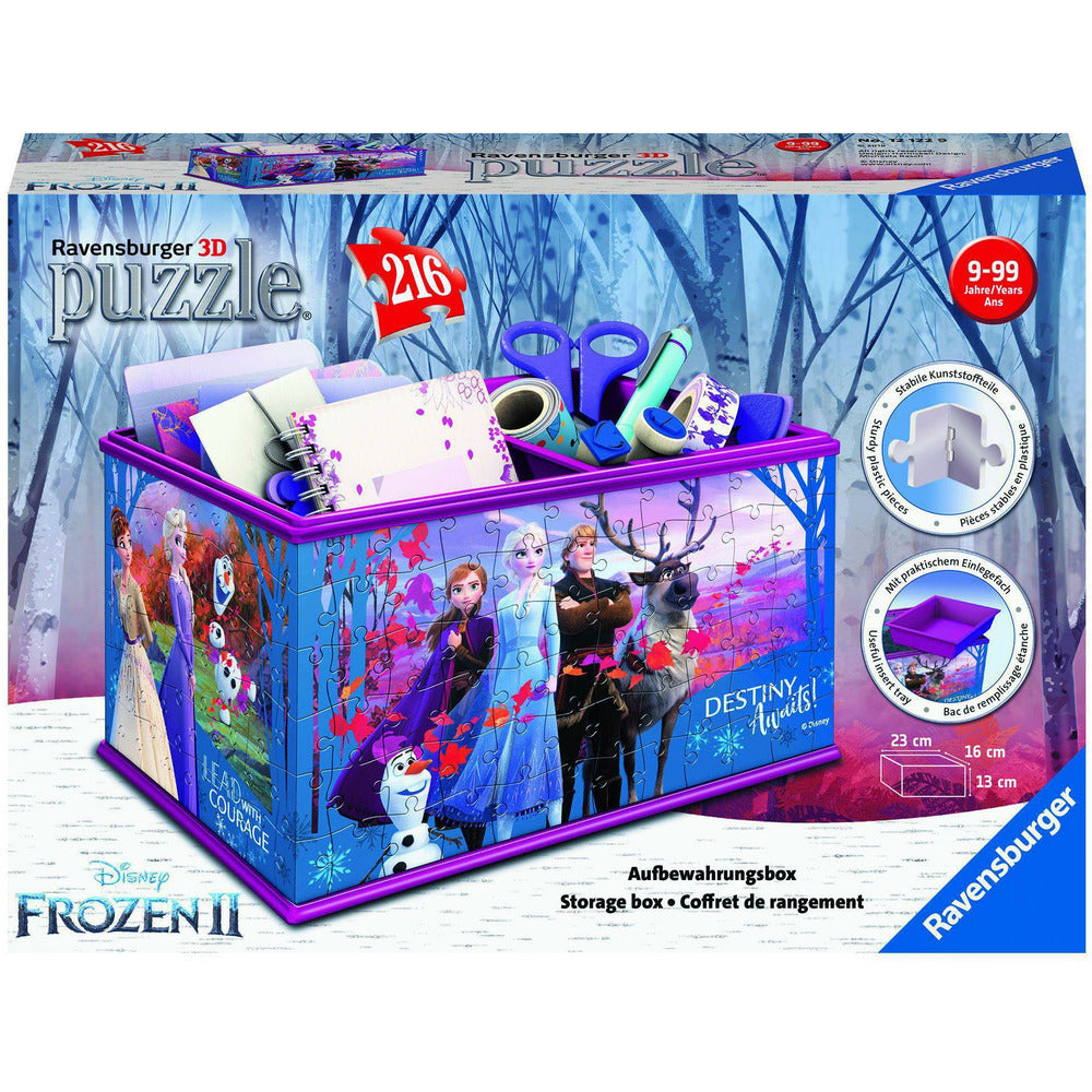 Boîte de rangement puzzle La Reine des Neiges 2