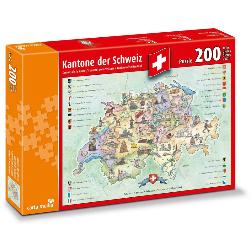 Puzzle cantons de la Suisse