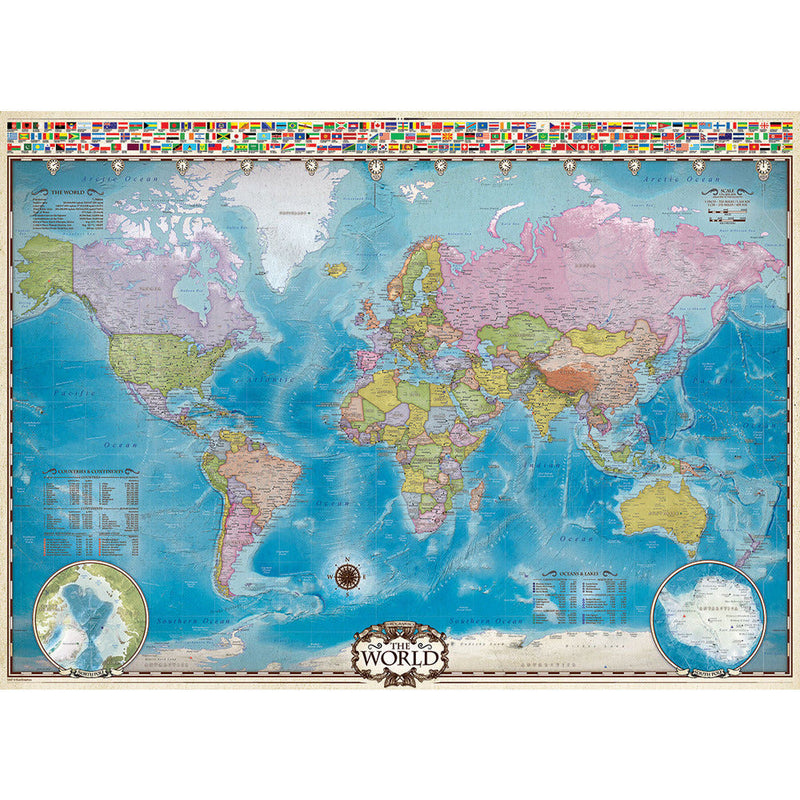 Puzzle - Weltkarte