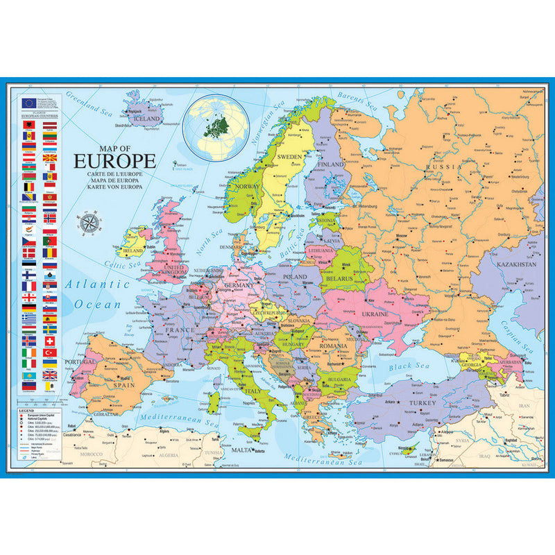 Puzzle - Karte von Europa