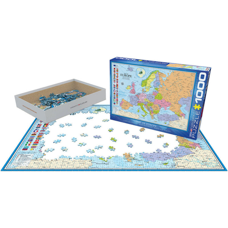 Puzzle - Karte von Europa