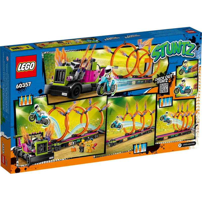 LEGO City Stunttruck mit Feuerreifen-Challenge 60357