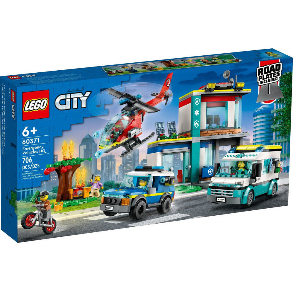 LEGO City Hauptquartier Rettungsfahrzeuge 60371