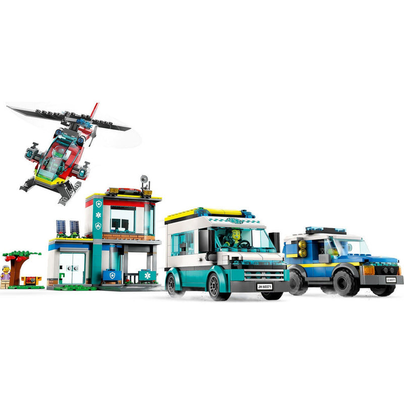 LEGO City Hauptquartier Rettungsfahrzeuge 60371