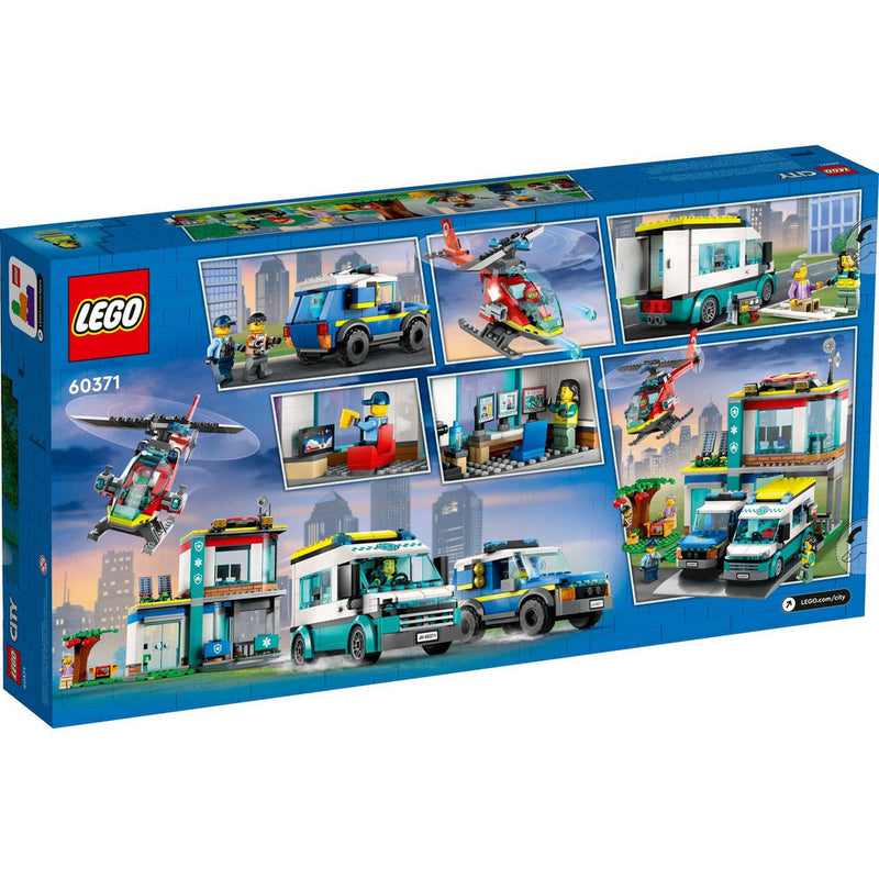 LEGO City Hauptquartier Rettungsfahrzeuge 60371