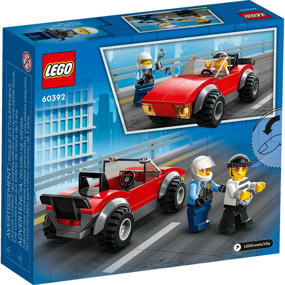 LEGO City Verfolgungsjagd mit dem Polizeimotorrad 60392