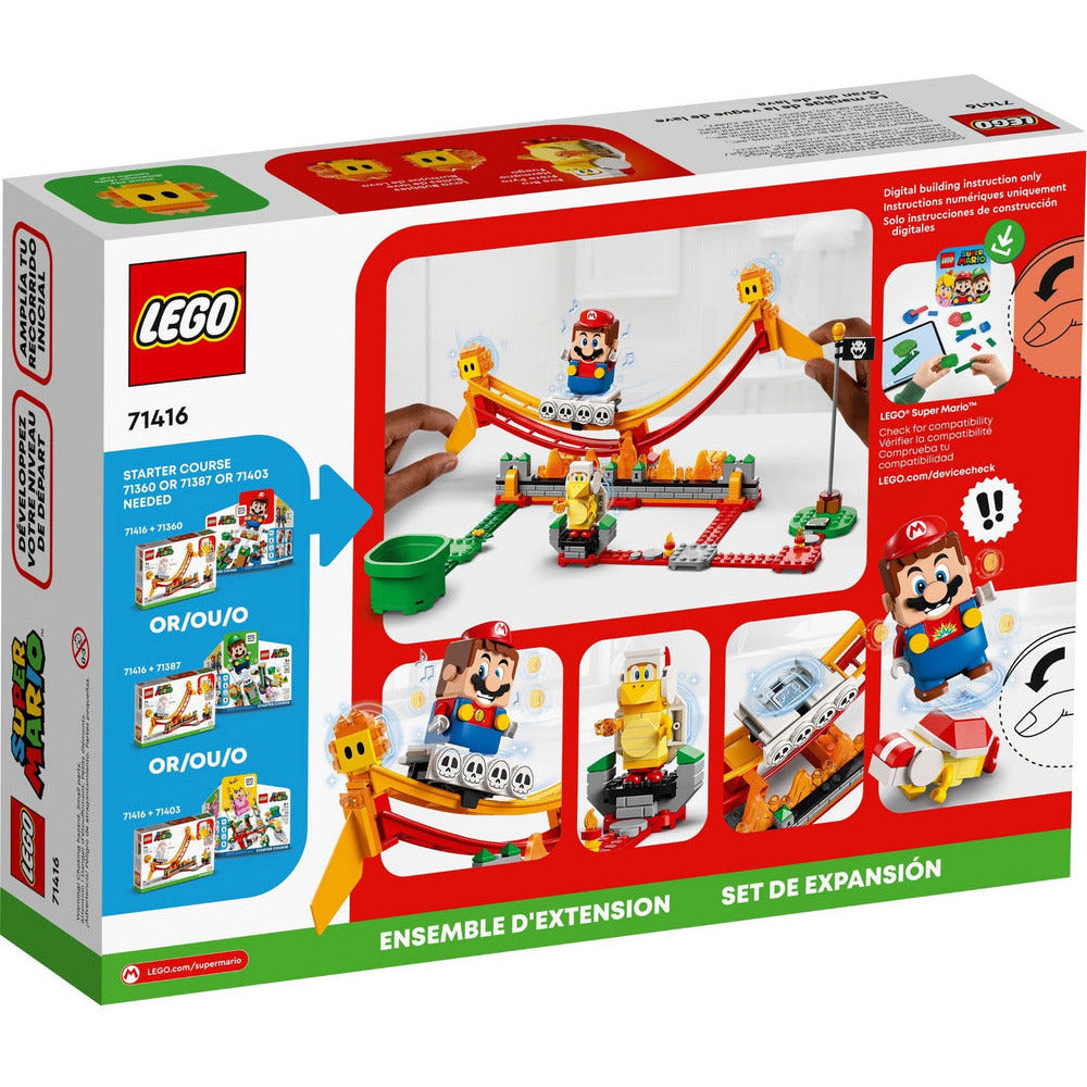 LEGO Super Mario Lavawelle-Fahrgeschäft 71416