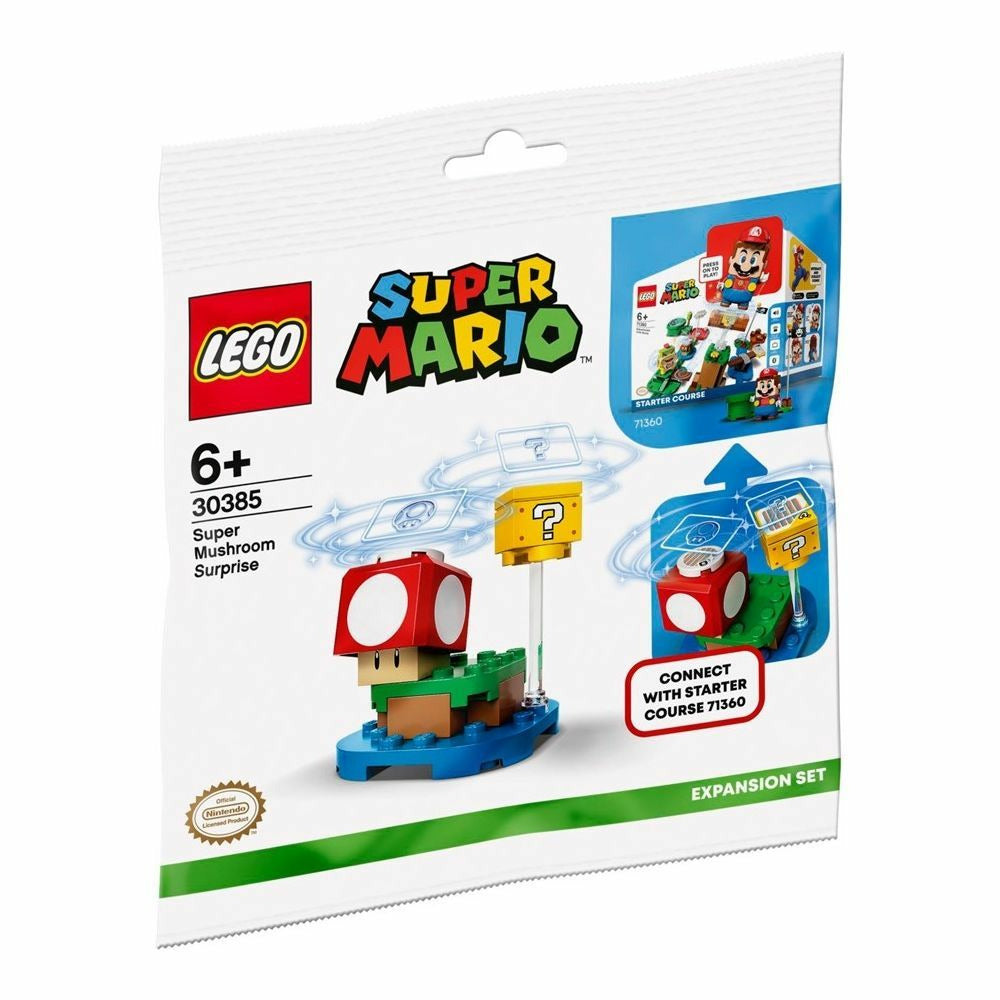 <transcy>Lego Super Mario Super Champignon Surprise Set d'extension 30385</transcy>