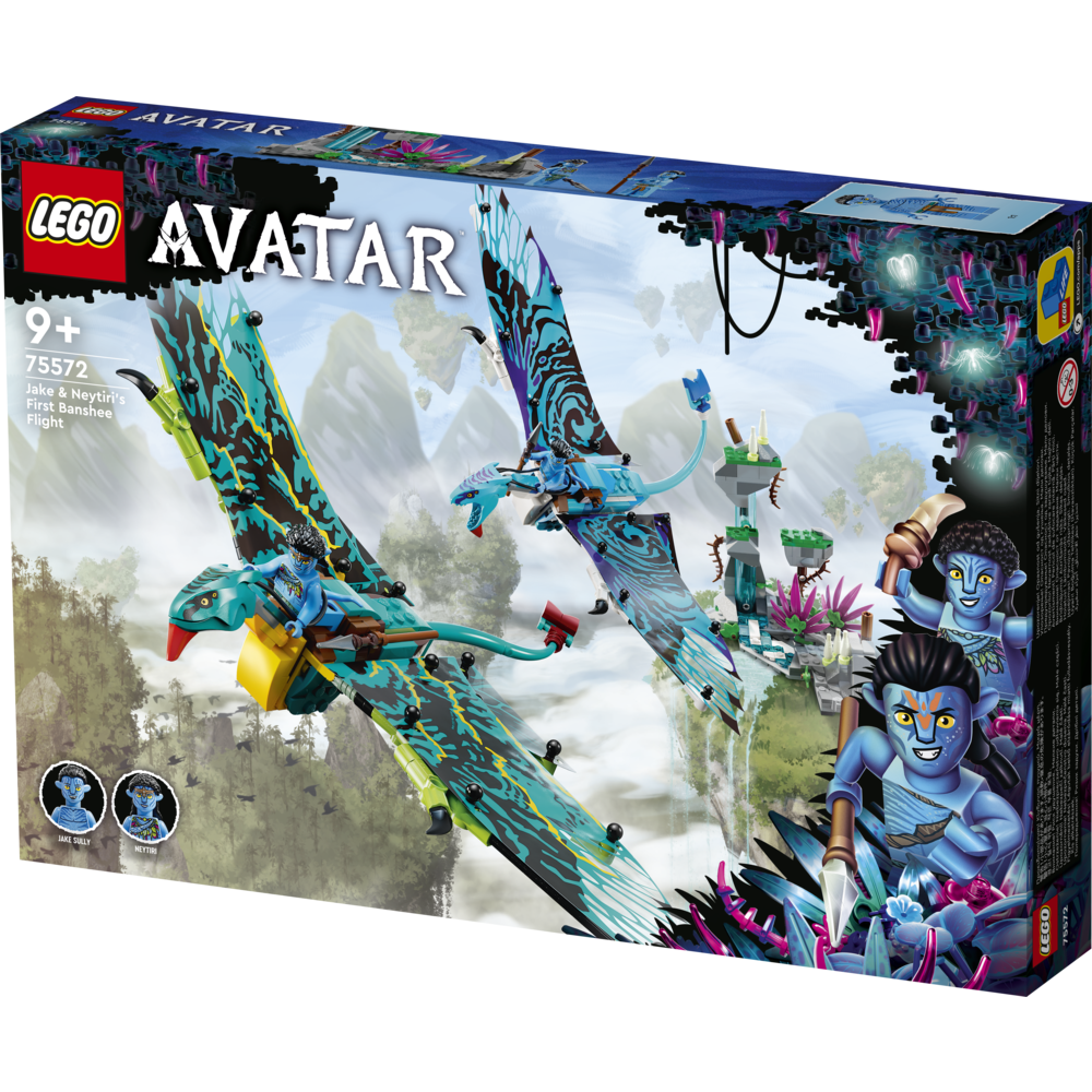 LEGO Avatar Jakes und Neytiris erster Flug auf einem Banshee 75572