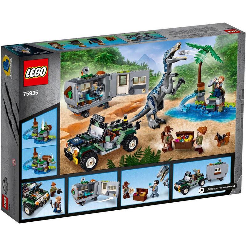 LEGO Jurassic World Baryonyxs Kräftemessen 75935