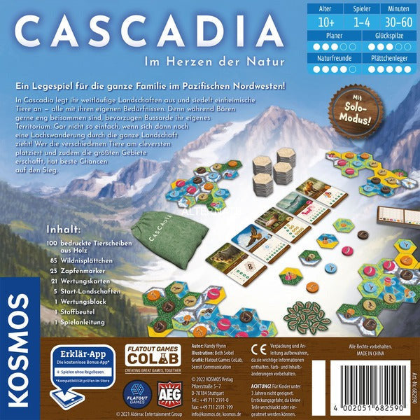 KOSMOS Cascadia - im Herzen der Natur Gesellschaftsspiel