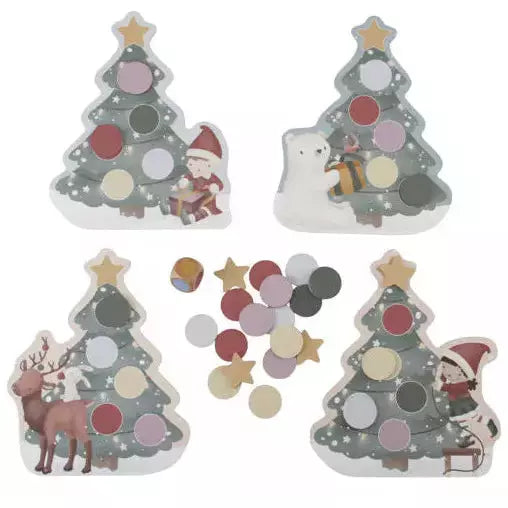 Little Dutch Weihnachtsbäume Spiel FSC